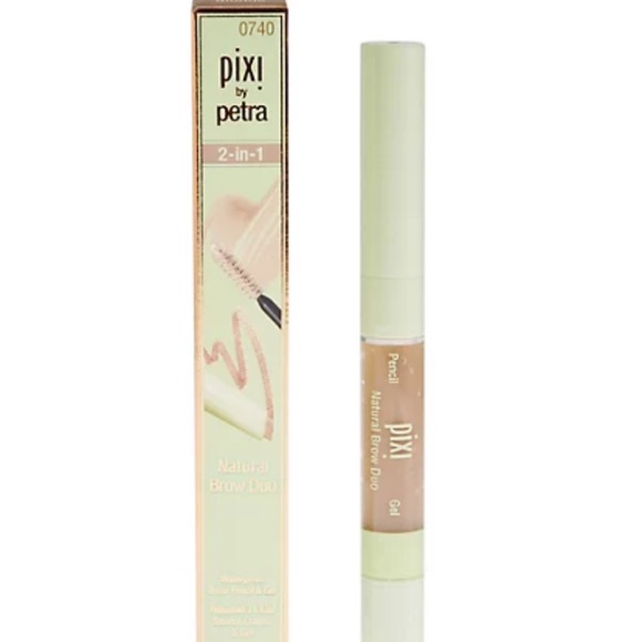 Pixi by Petra Natural Brow Duo 2-In-1 Eyebrow Pencil & Gel - Picture 1 of 5